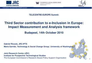 TELECENTRE-EUROPE Summit: