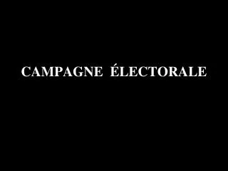 campagne lectorale
