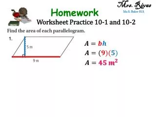 Worksheet Practice 10-1 and 10-2
