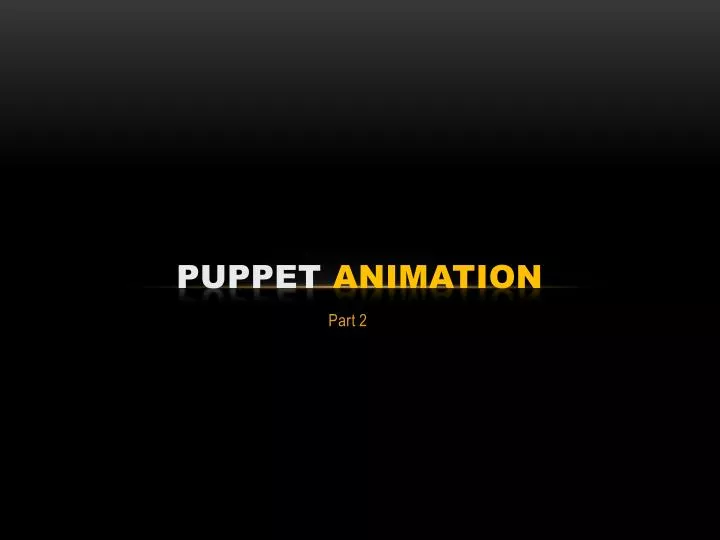 puppet animation