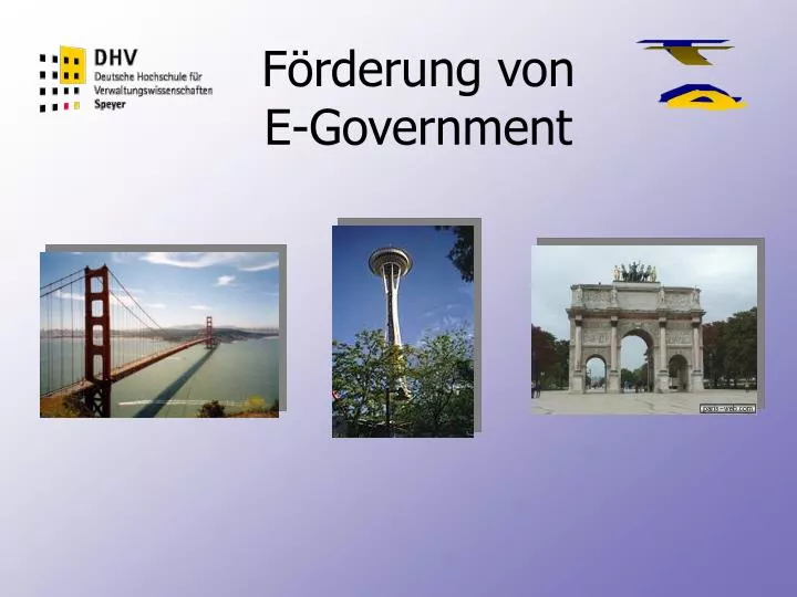 f rderung von e government