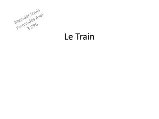 le train