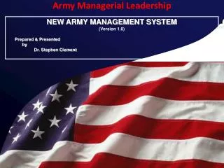 Army Managerial Leadership