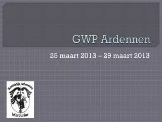 gwp ardennen