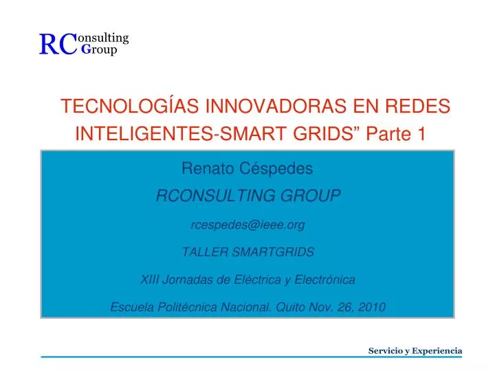 tecnolog as innovadoras en redes inteligentes smart grids parte 1