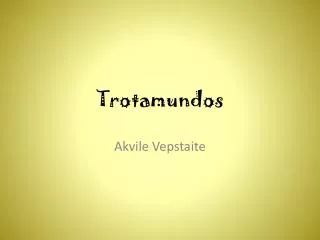 trotamundos