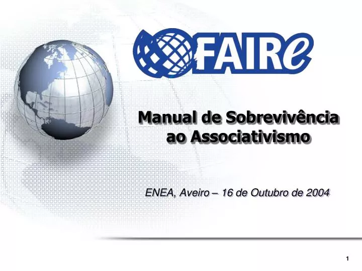 manual de sobreviv ncia ao associativismo