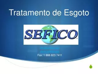 tratamento de esgoto