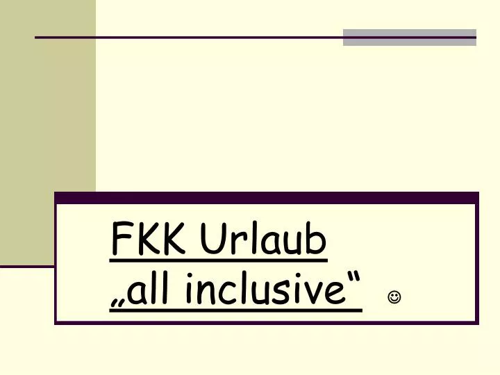 fkk urlaub all inclusive