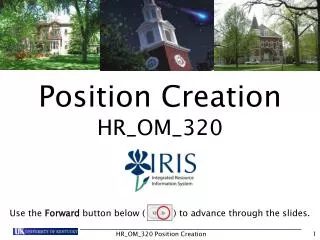 Position Creation HR_OM_320