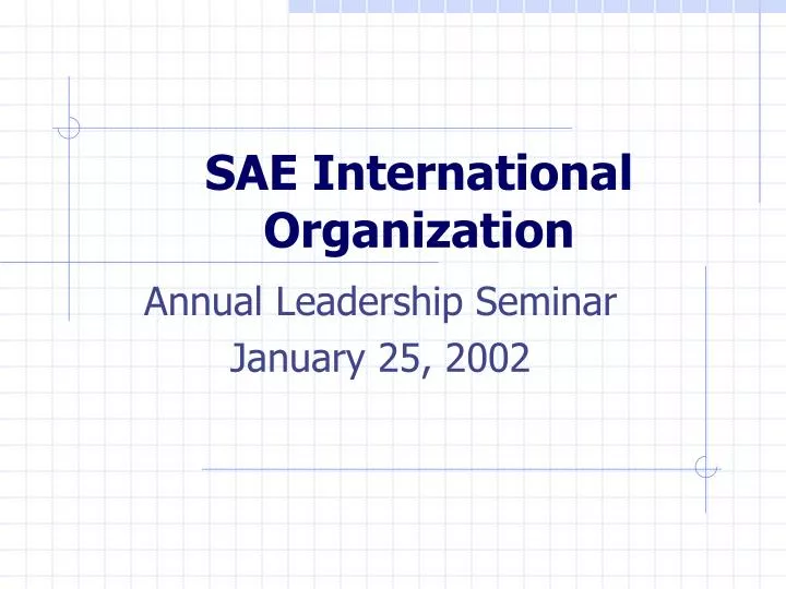 sae international organization