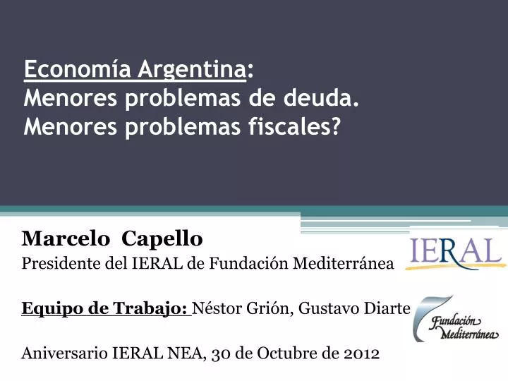 econom a argentina menores problemas de deuda menores problemas fiscales