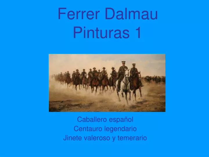 ferrer dalmau pinturas 1