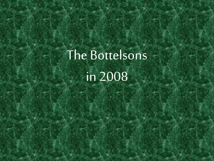 the bottelsons in 2008