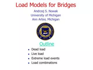 Load Models for Bridges