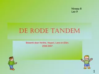 de rode tandem