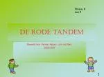 De rode tandem - slide 1