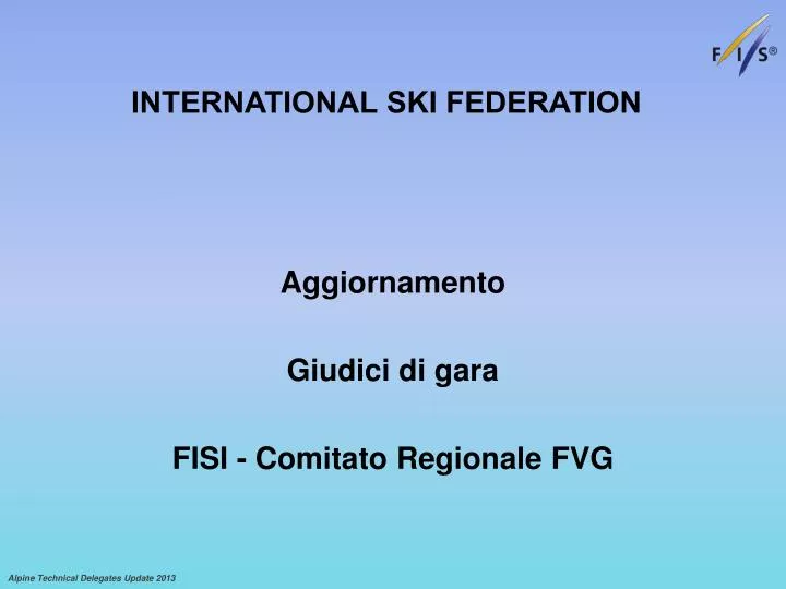 international ski federation
