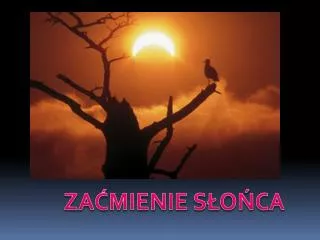 ZAĆMIENIE SŁOŃCA