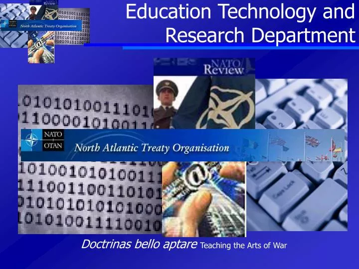 education technology and research department