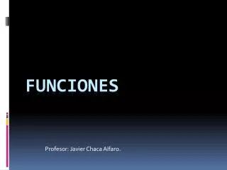 profesor javier chaca alfaro