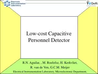 Low-cost Capacitive Personnel Detector