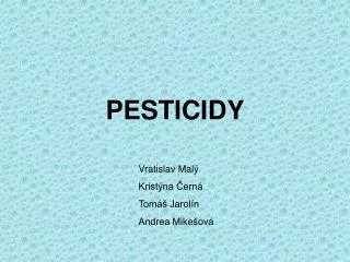 pesticidy