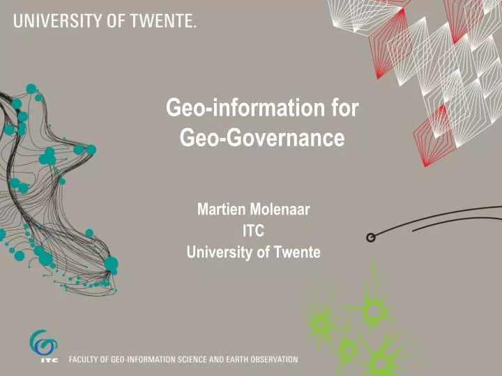 geo information for geo governance