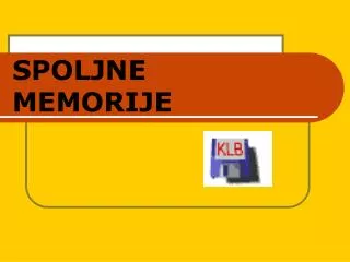 spoljne memorije