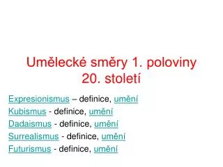 um leck sm ry 1 poloviny 20 stolet