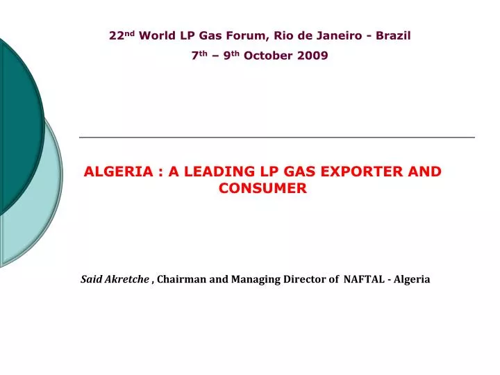said akretche chairman and managing director of naftal algeria