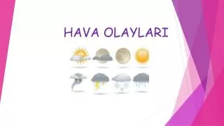 hava olaylari