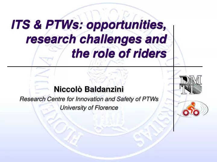 its ptws opportunities research challenges and the role of riders