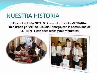 nuestra historia