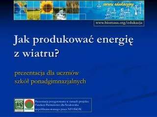 PPT - ENERGIA WIATRU PowerPoint Presentation, Free Download - ID:2330228