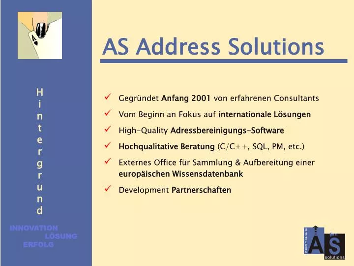 as address solutions