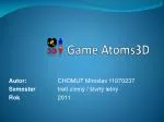 Game Atoms3D - slide 1