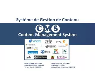 content management system