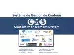 Content Management System - slide 1