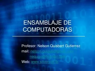 ensamblaje de computadoras