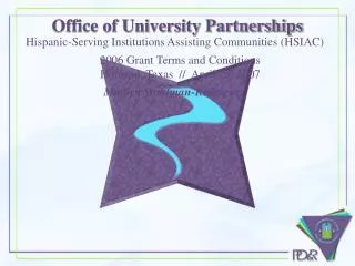 Office of University Partnerships