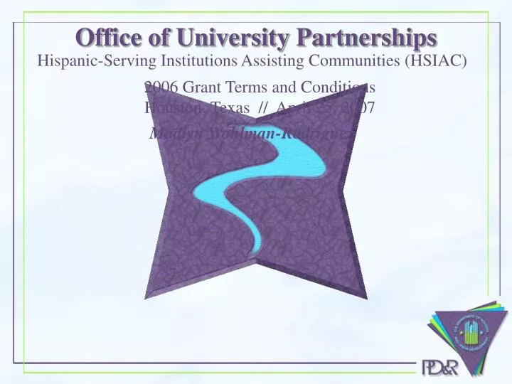 office of university partnerships
