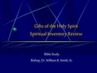 Gifts of the Holy Spirit Spiritual Inventory Review