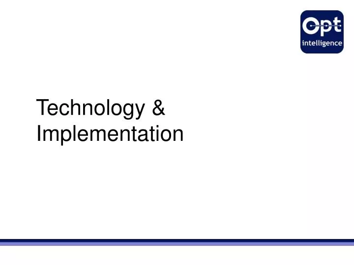 technology implementation