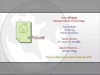 Final Report April 16, 2006 Windows Student Embedded ChallengE