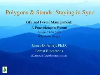 Polygons &amp; Stands: Staying in Sync