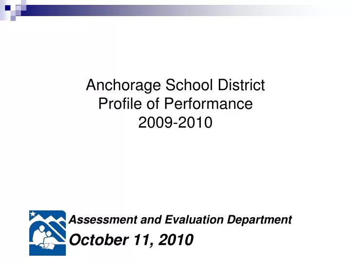 anchorage school district profile of performance 2009 2010