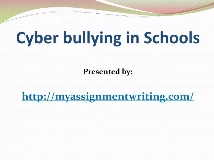 cyber bullying in schools