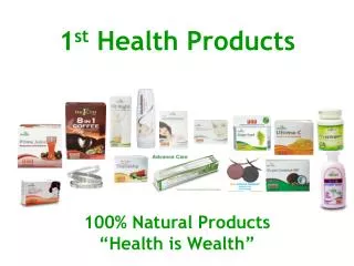 1 st Health Products