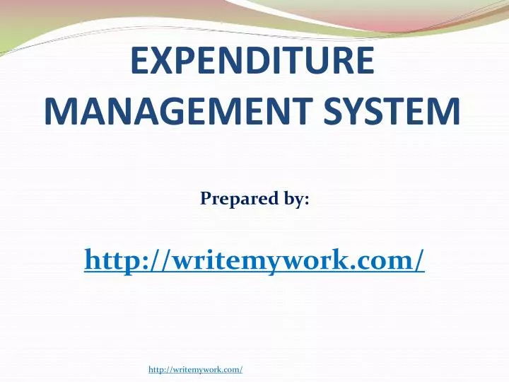 expenditure management system